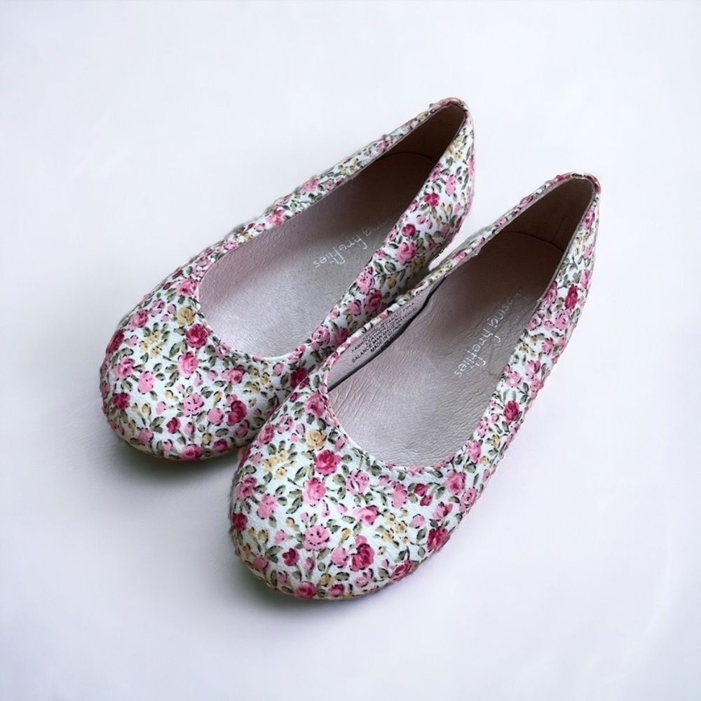 Chasing fireflies flats with floral design sz 8